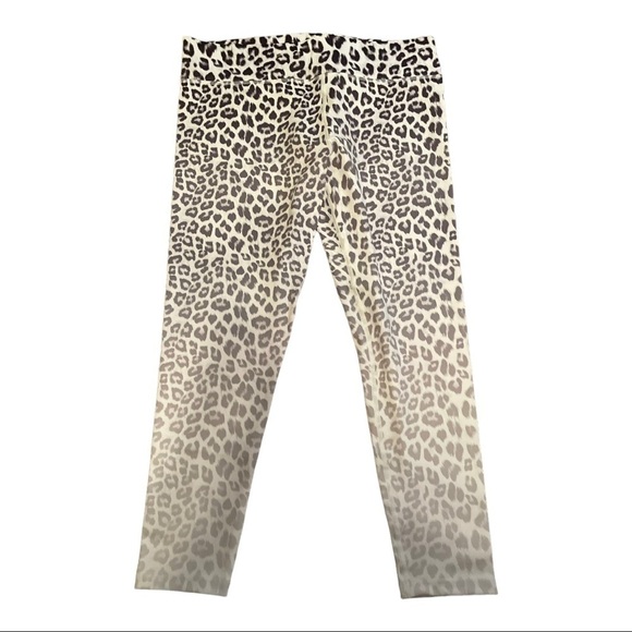 Vie activewear ROCKELL WHITE OMBRE LEGGINGS 7/8, WHITE LEOPARD - Picture 4 of 16